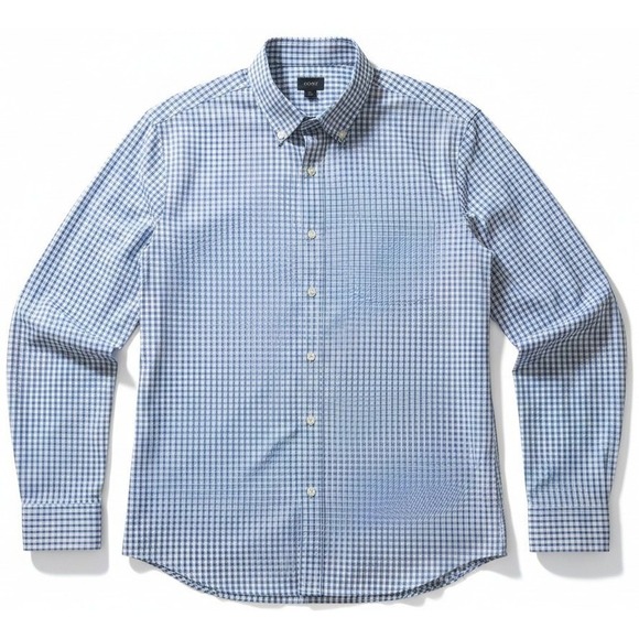J. Crew Other - J.Crew Mens Slim Button Down Shirt Large Blue Plaid L/S Casual Dress Shirt